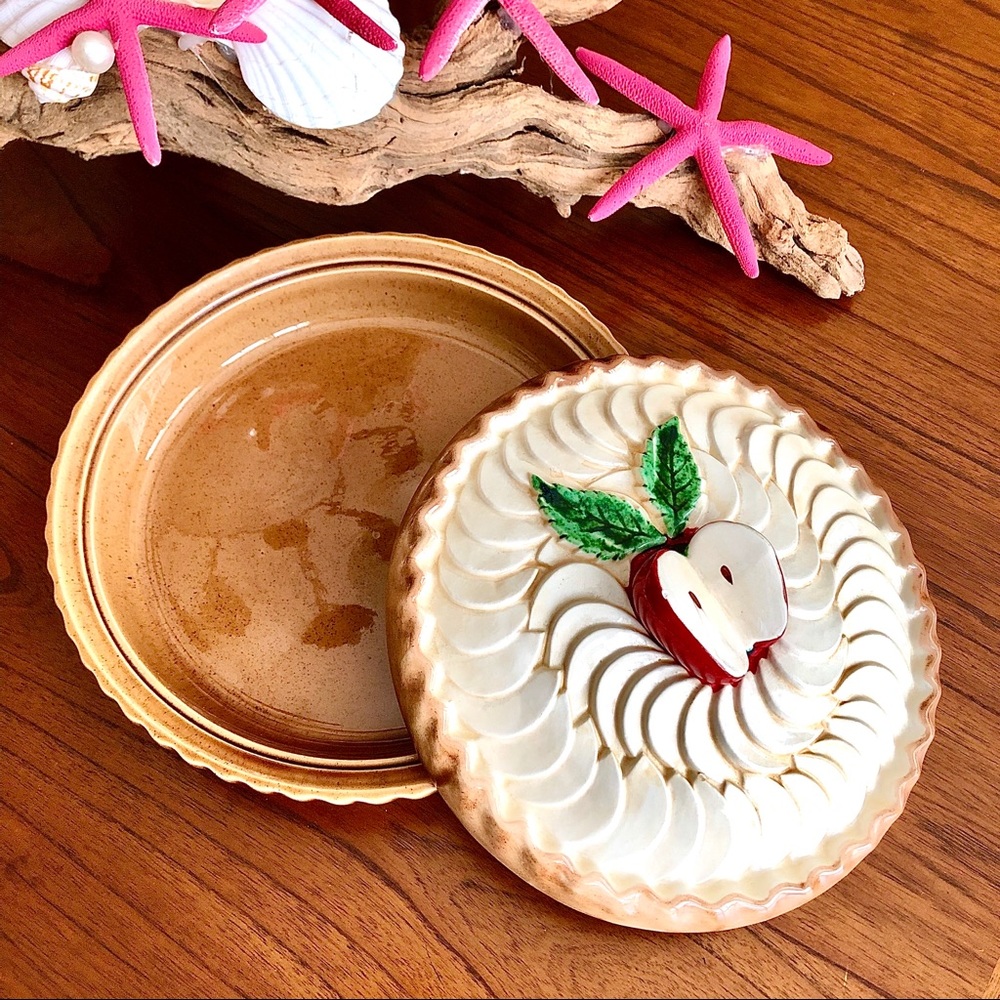 MARTAM SAFARI⚡️Stoneware Apple Pie Shape Plate Set